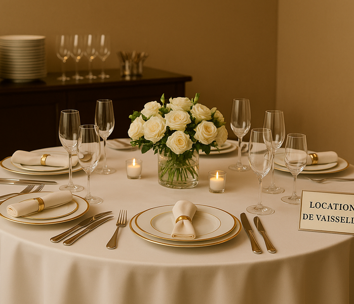 Nos services d'accueil événementiel Table Elegante Et Vaisselle Raffinee 1